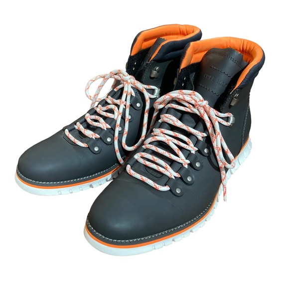 Cole Haan Men's Zerogrand Boot men's size 10 NEW Casual Hiker Waterproof Blue - Picture 2 of 11